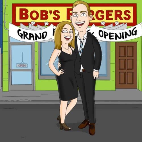 Bob's Burger Style Custom Portrait photo review
