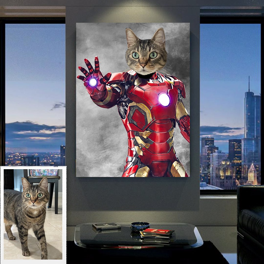 Custom Pet Iron Man Design