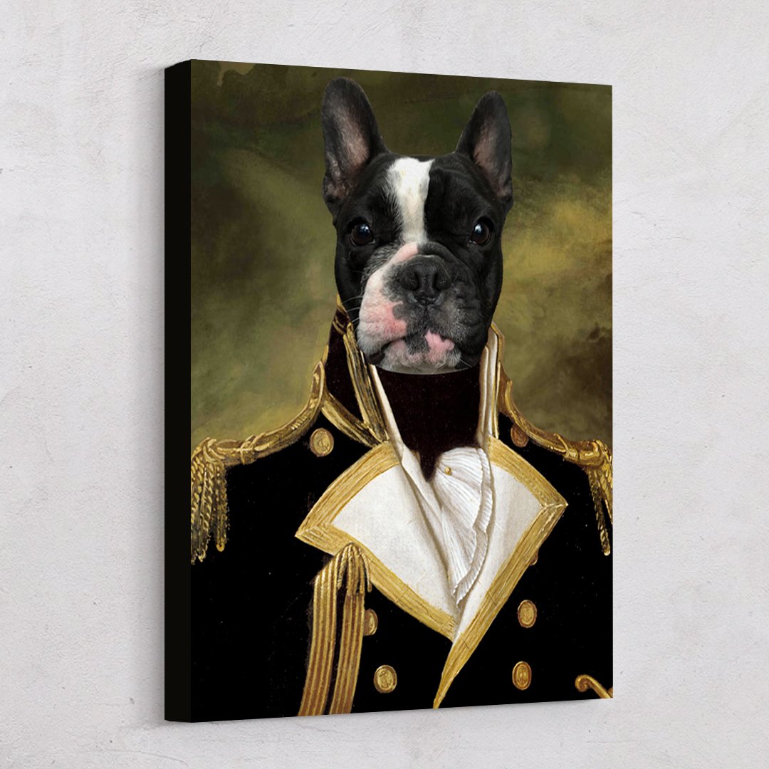 The Lieutenant Renaissance Custom Pet Art Canvas