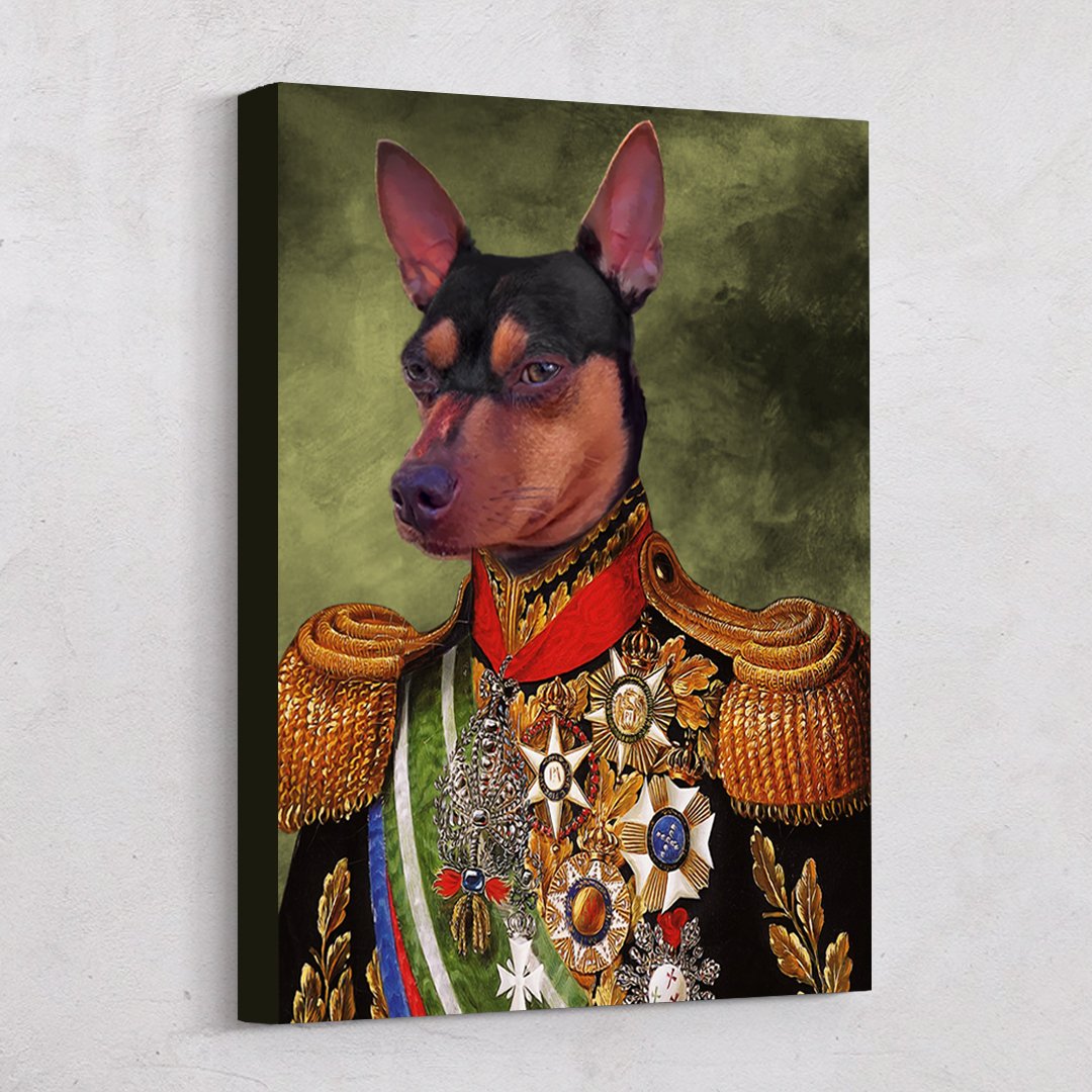 Major General Custom Pet Art Canvas