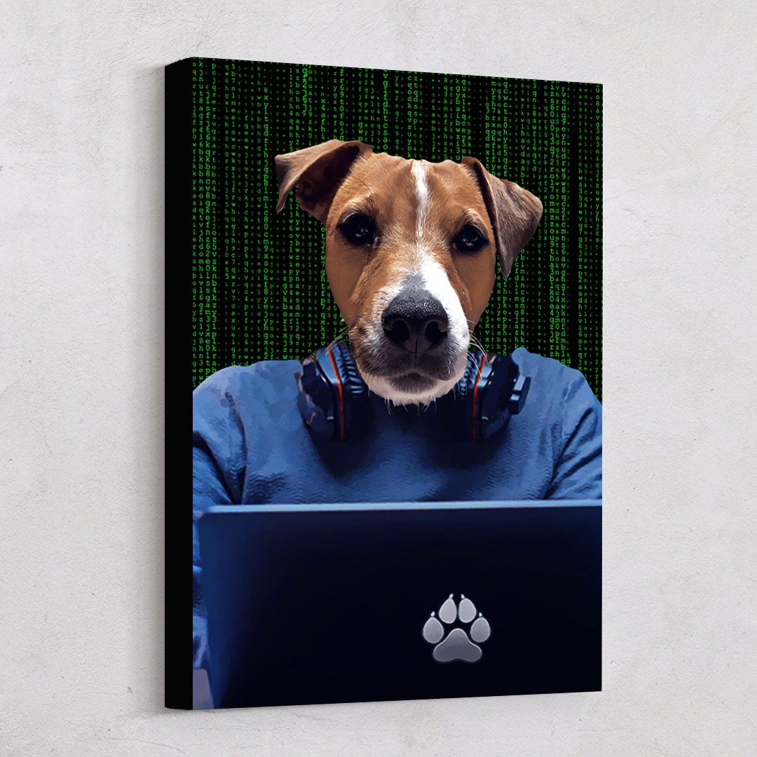 Matrix Hacker Pet Custom Art