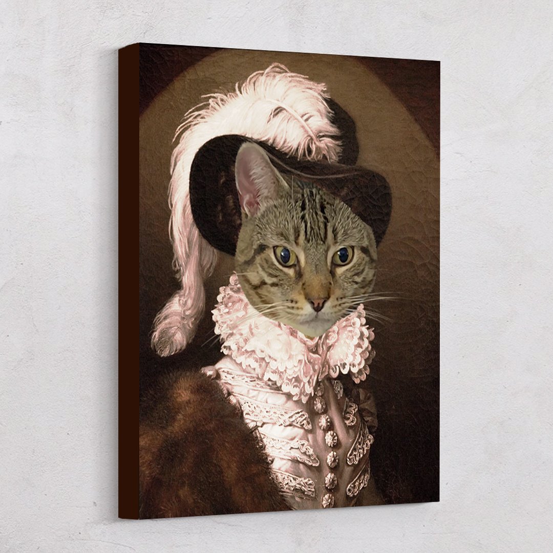 The Royal Empress Renaissance Custom Pet Art Canvas