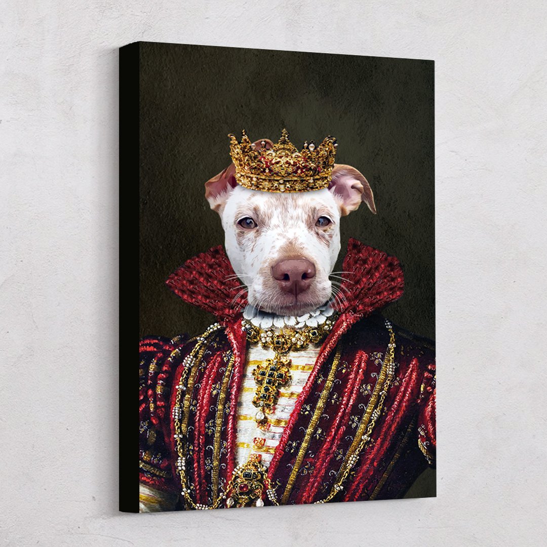 Queen Eleanor Renaissance Custom Pet Art Canvas