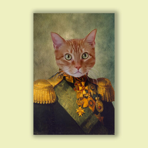 Commander Custom Renaissance Pet Art Canvas photo review