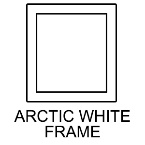 Arctic White Frame